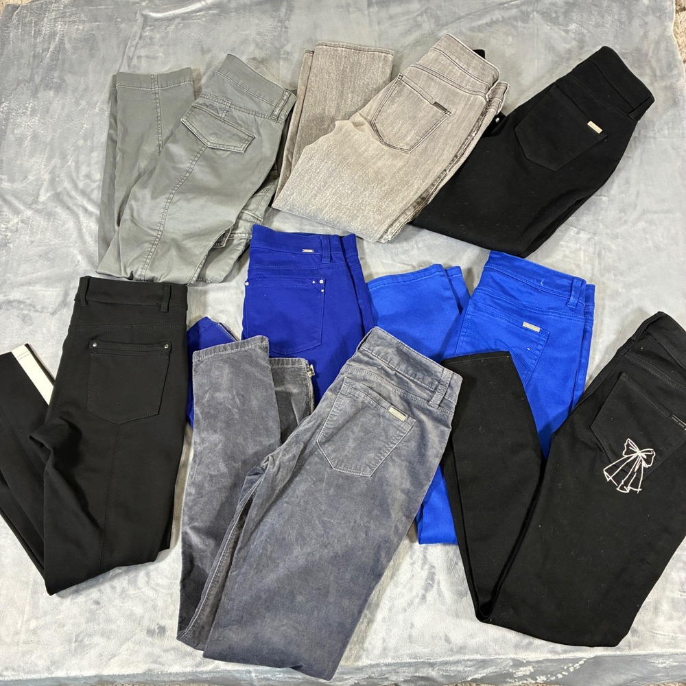 White House Black Market Skinny Jeans Women 00S Multi Color Lot 7 Ankle Ankle